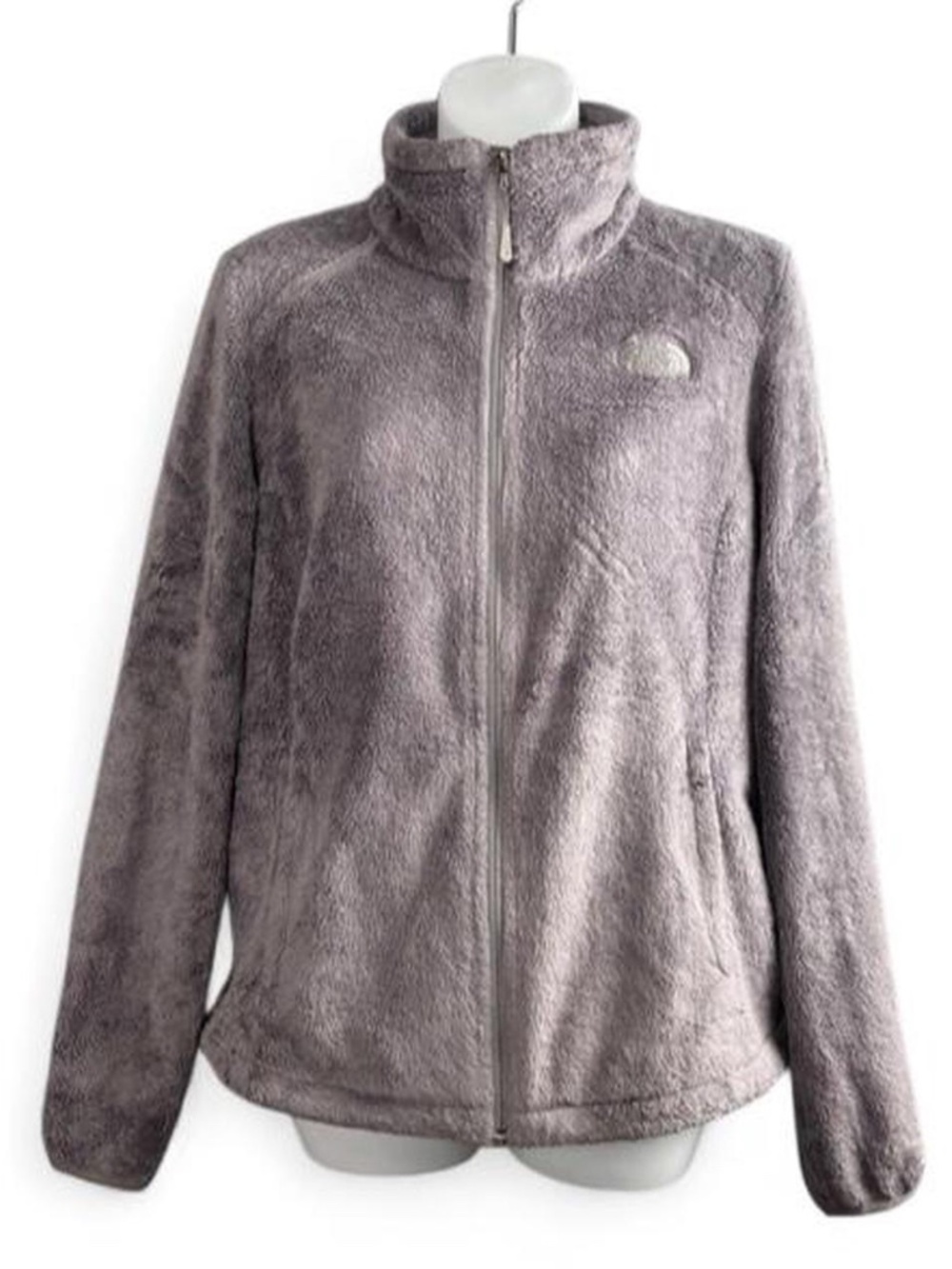 The North Face Osito Full Zip Fleece Jacket in Purple Gray Size Small